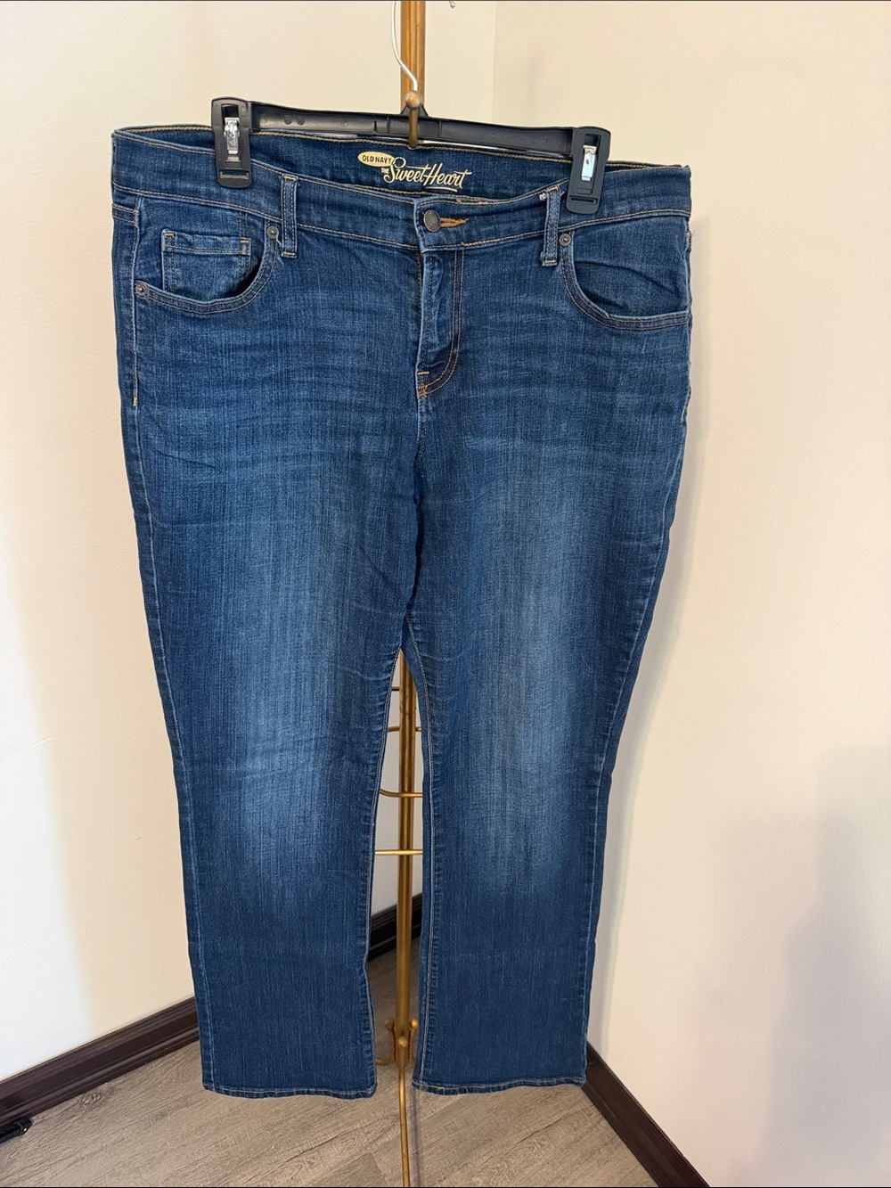 Old Navy Dark Blue Bootcut Jeans